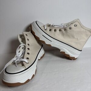 Top‎ Moda Women's high tops cream size 9